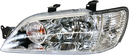 2002-2003 Mitsubishi Lancer Par Focos Fondo Cromado (Chofer & Pasajero) - PAL Auto Parts