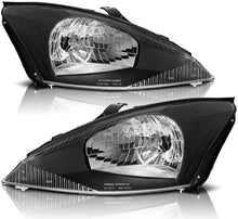 Cargar imagen en el visor de la galería, 2000-2004 Ford Focus Par Focos Fondo Negro (Chofer &amp; Pasajero) - PAL Auto Parts
