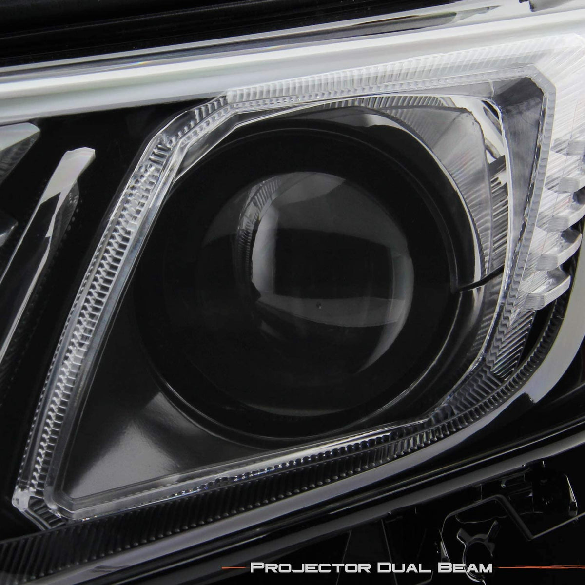 2018-2019 TOYOTA CAMRY PAR FOCOS LED DRL PROJECTOR FONDO NEGRO (CHOFER & PASAJERO) - PAL Auto Parts