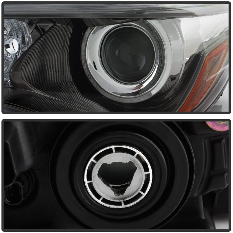 2015-2017 Toyota Camry Par Focos Fondo Negro (Chofer & Pasajero) - PAL Auto Parts