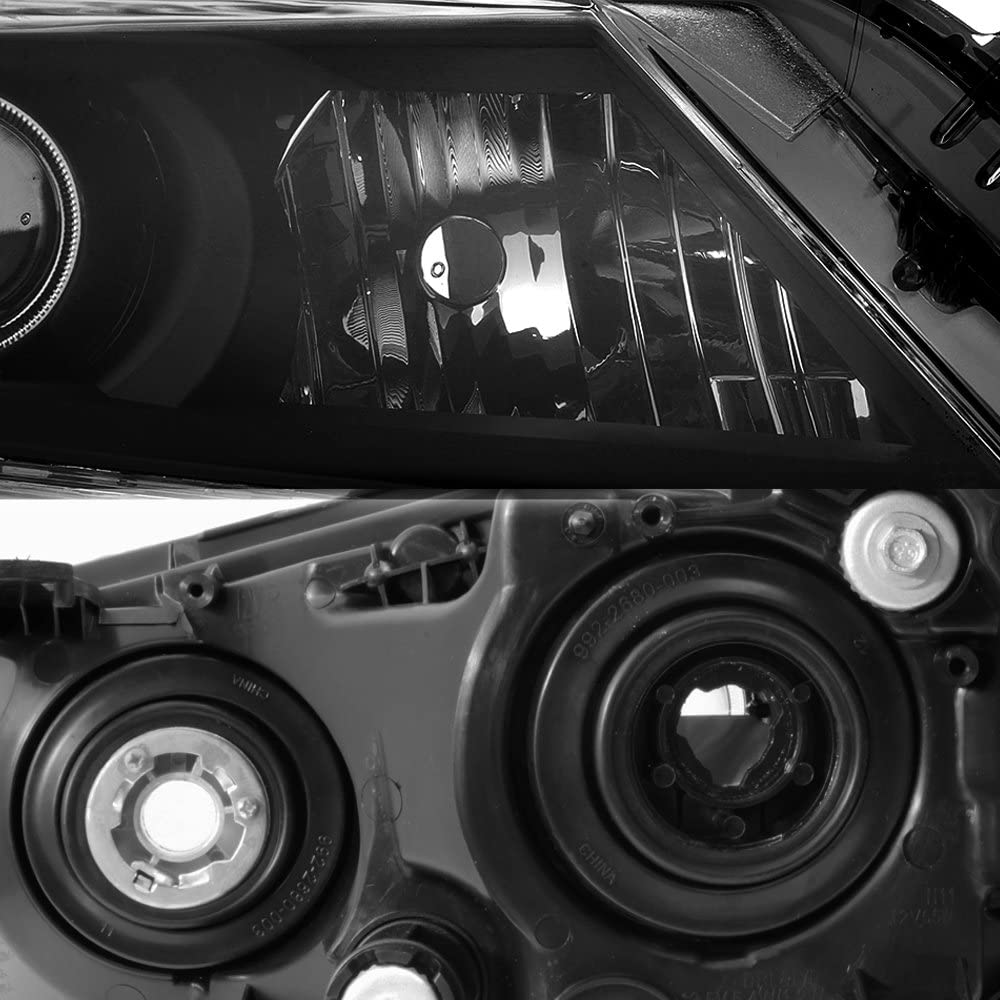 2013-2015 Honda Accord Par Focos Fondo Negro (Chofer & Pasajero) - PAL Auto Parts