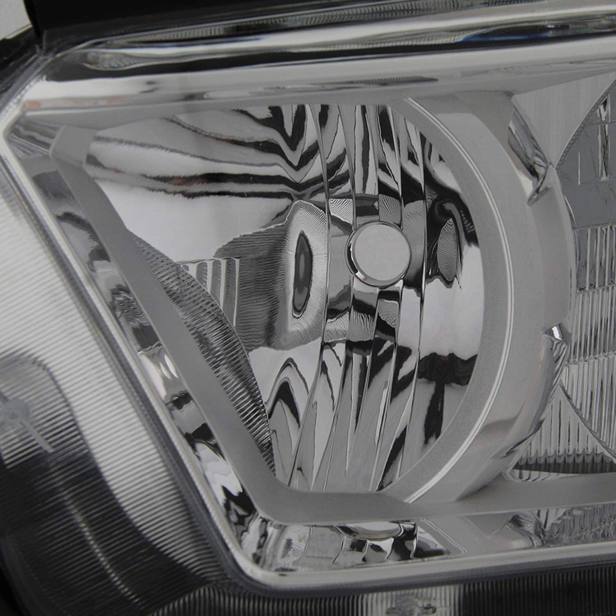 2010-2013 Toyota 4 Runner Par Focos Fondo Cromado (Chofer & Pasajero) - PAL Auto Parts
