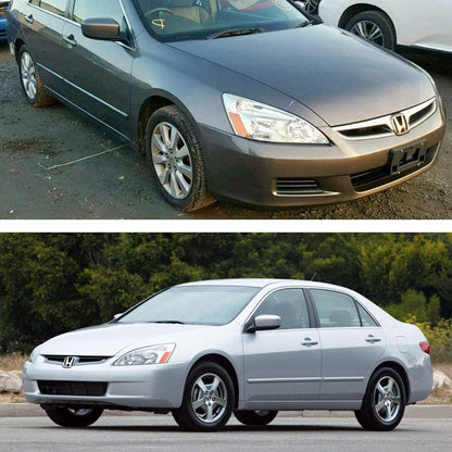 2003-2007 Honda Accord Par Focos Fondo Cromado (Chofer & Pasajero) - PAL Auto Parts