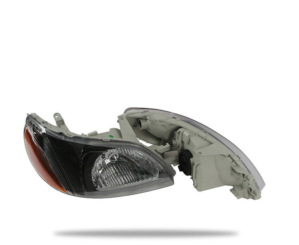 Toyota Echo 2000-2001 Par Focos Fondo Negro (Chofer & Pasajero) - PAL Auto Parts