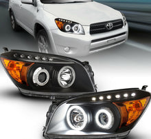 Cargar imagen en el visor de la galería, 2006-2008 Toyota RAV-4/RAV4 Par Focos LED DUAL Projector Fondo Negro (Chofer &amp; Pasajero) - PAL Auto Parts
