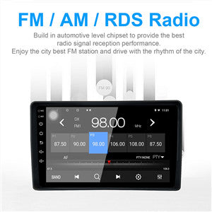 2005-2015 Toyota Tacoma Android 10.1 Car Radio Double Din Stereo GPS Navigation Bluetooth USB Player 2G RAM 16G ROM Mirror Link Play - PAL Auto Parts