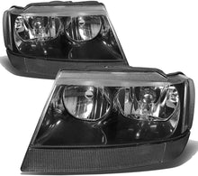 Cargar imagen en el visor de la galería, Para 1999-2004 Jeep Grand Cherokee Laredo Smoked Faros Derecho Izquierdo - PAL Auto Parts
