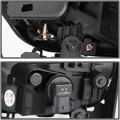 2013-2015 Honda Accord Par Fog Lights Fondo Cromado (Chofer & Pasajero) - PAL Auto Parts