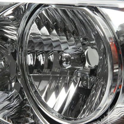 2004-2008 Ford F-150 Par Focos Fondo Cromado (Chofer & Pasajero) - PAL Auto Parts