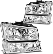 Cargar imagen en el visor de la galería, 2003-2006 Chevrolet Silverado Par Focos Fondo Cromado (Chofer &amp; Pasajero) - PAL Auto Parts
