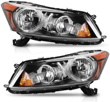 Cargar imagen en el visor de la galería, 2008-2012 Honda Accord Par Focos Fondo Negro (Chofer &amp; Pasajero) - PAL Auto Parts
