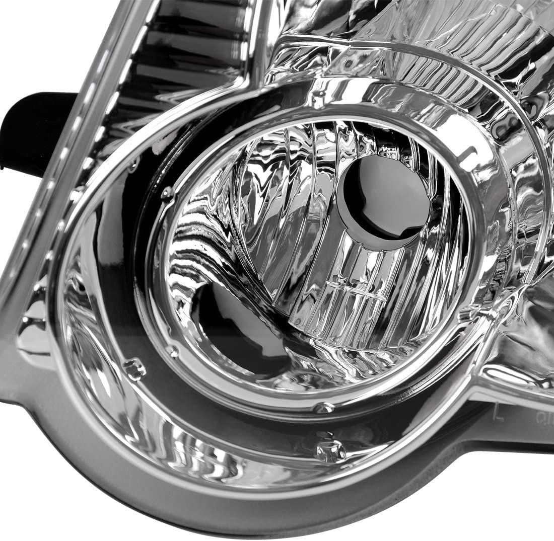 2006-2010 Ford Explorer Par Focos Fondo Cromado (Chofer & Pasajero) - PAL Auto Parts