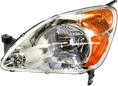 2002-2004 Honda CR-V/ CRV Par Focos Fondo Cromado (Chofer & Pasajero) - PAL Auto Parts