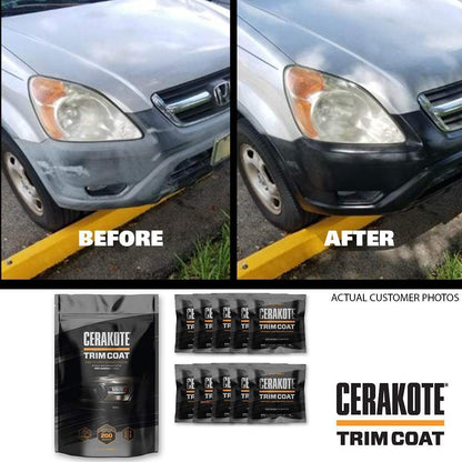 CERAKOTE Kit de revestimiento de cerámica – Restaurador rápido de plástico – Restauración garantizada para durar más de 200 lavados - PAL Auto Parts