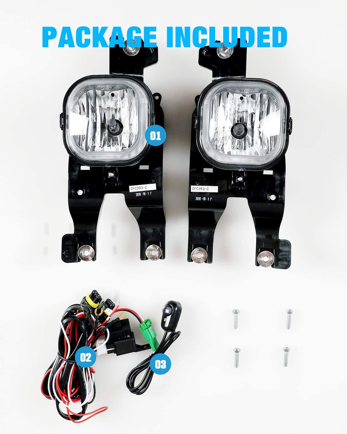 2008-2010 Ford F-250 350 450 Fog Lights (Chofer & Pasajero) - PAL Auto Parts