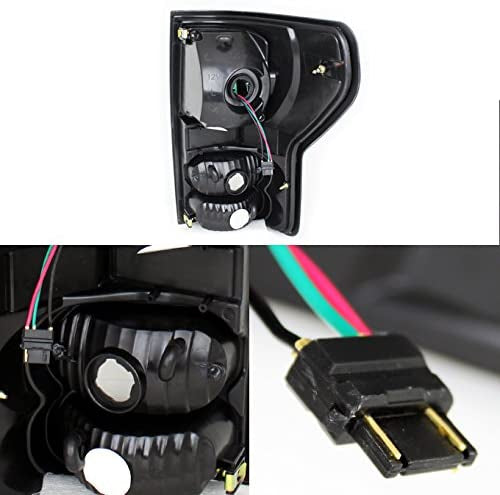 2007-2013 Toyota Tundra Focos LED Traseros Fondo Smoked (Chofer & Pasajero) - PAL Auto Parts