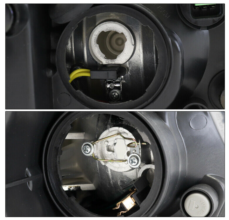 2010-2013 KIA Forte / Koup Par Focos Fondo Negro (Chofer & Pasajero) - PAL Auto Parts