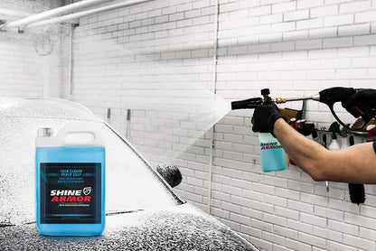 Shine Armor BEST CAR SOAP 128oz - Jabón de lavado de coches con gel de brillo ultra concentrado para lavado de coches - PAL Auto Parts