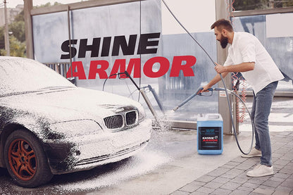 Shine Armor BEST CAR SOAP 128oz - Jabón de lavado de coches con gel de brillo ultra concentrado para lavado de coches - PAL Auto Parts