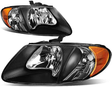 Cargar imagen en el visor de la galería, 2001-2007 Dodge Caravan/Chrysler Town &amp; Country Par Focos Fondo Negro (Chofer &amp; Pasajero) - PAL Auto Parts
