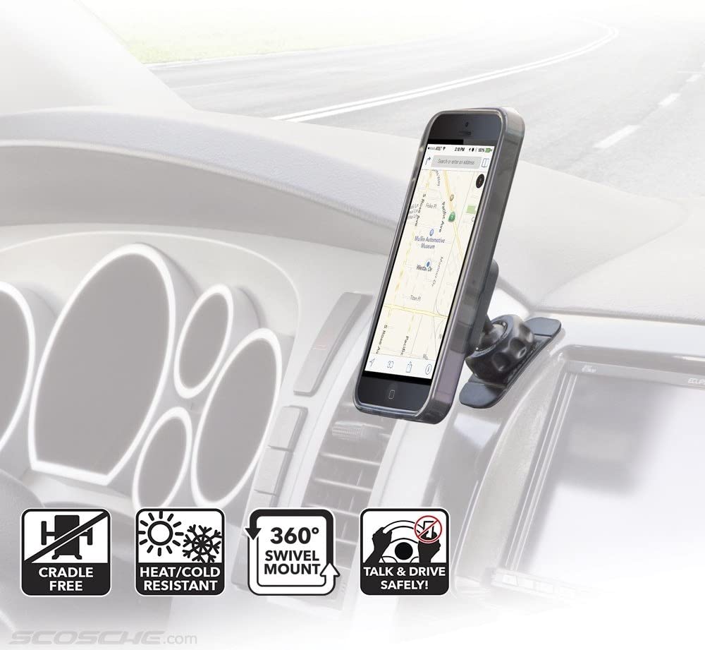 Scosche MagicMount - Soporte magnético universal para dispositivos móviles - PAL Auto Parts