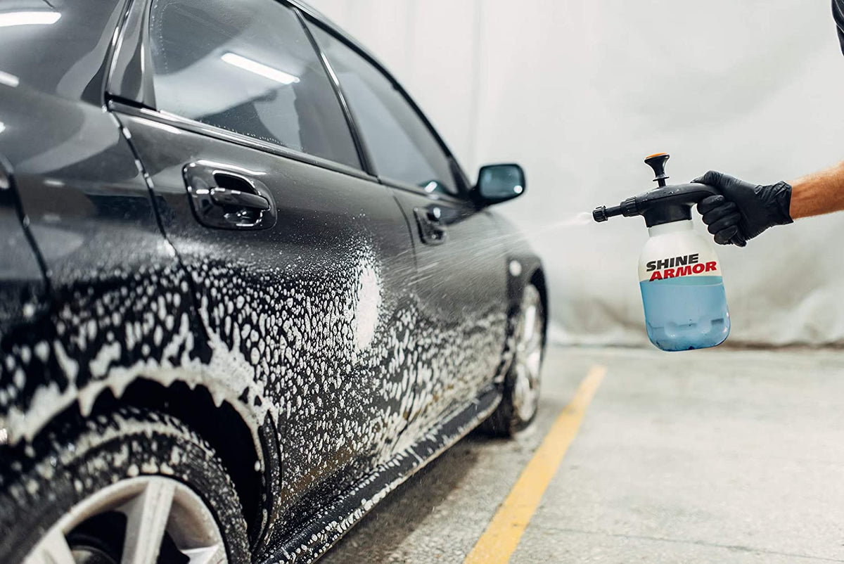 Shine Armor BEST CAR SOAP 16oz - Jabón de lavado de coches con gel de brillo ultra concentrado para lavado de coches - PAL Auto Parts