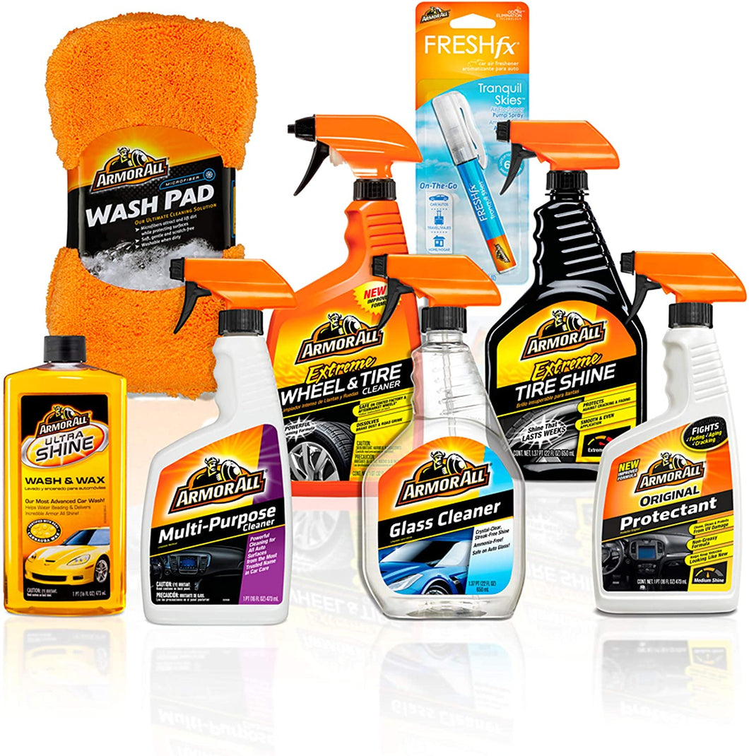 Armor All - Premier Kit de cuidado de automóvil (8 piezas) - PAL Auto Parts