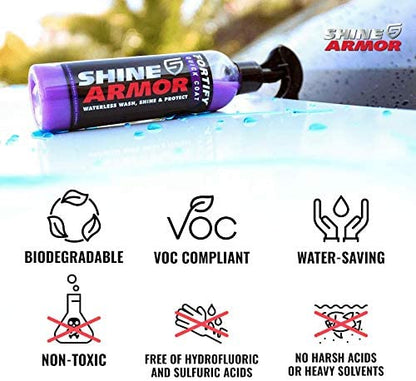 Shine Armor Fortify - Esmalte de capa superior hidrofóbico y protección selladora de pintura de polímero - PAL Auto Parts