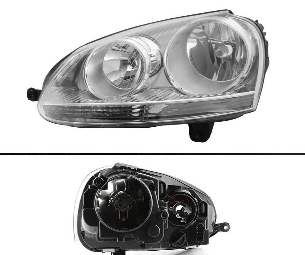 2006-2008 Volskagen Jetta Gti Par Focos Fondo Cromado (Chofer & Pasajero) - PAL Auto Parts