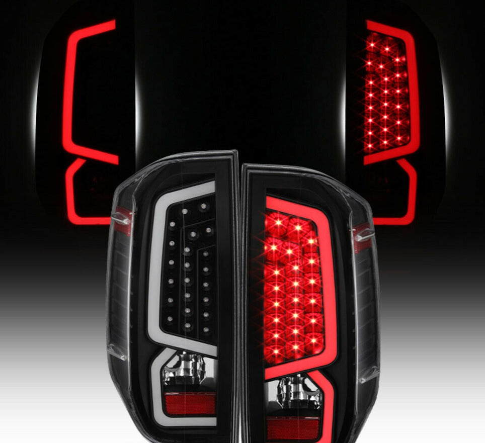 2014-2019 Toyota Tundra Focos Traseros Black LED (Chofer & Pasajero) - PAL Auto Parts