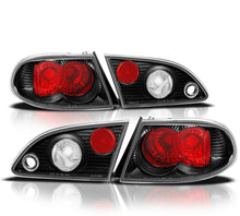 Cargar imagen en el visor de la galería, 1998-2002 Toyota Corolla Par Focos Traseros Fondo Negro (Chofer &amp; Pasajero) - PAL Auto Parts
