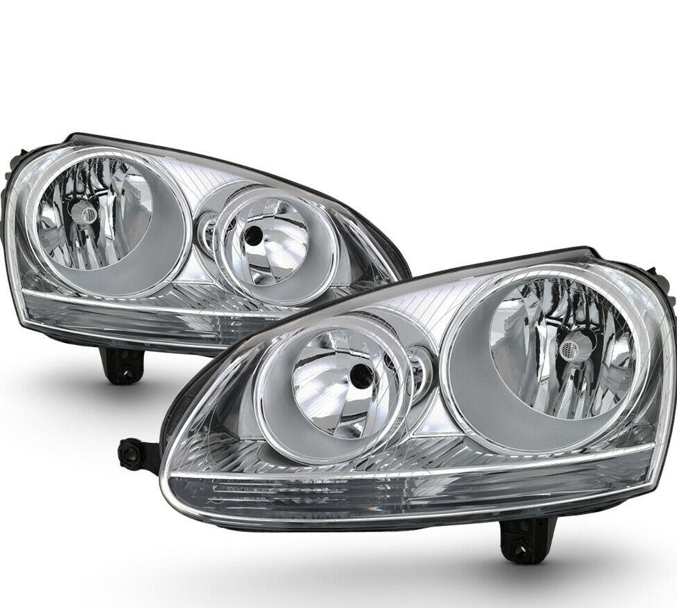 2006-2008 Volskagen Jetta Gti Par Focos Fondo Cromado (Chofer & Pasajero) - PAL Auto Parts