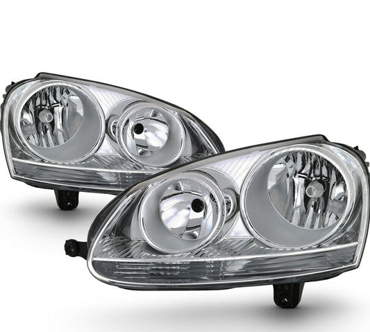 2006-2008 Volskagen Jetta Gti Par Focos Fondo Cromado (Chofer & Pasajero) - PAL Auto Parts