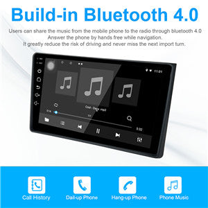 2005-2015 Toyota Tacoma Android 10.1 Car Radio Double Din Stereo GPS Navigation Bluetooth USB Player 2G RAM 16G ROM Mirror Link Play - PAL Auto Parts
