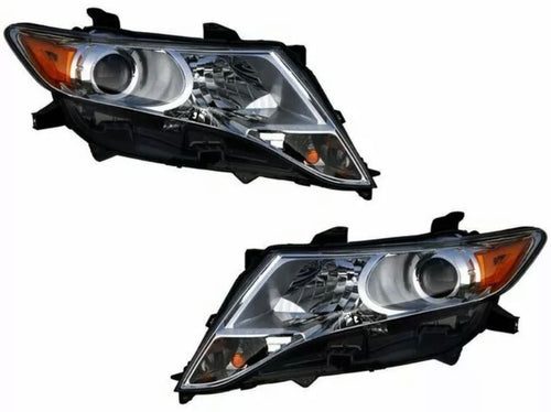 2009-2015 Toyota Venza Par Focos Fondo Negro (Chofer & Pasajero) - PAL Auto Parts