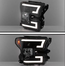 Cargar imagen en el visor de la galería, 2015-2017 Ford F-150 Par Focos Fondo Negro (Chofer &amp; Pasajero) - PAL Auto Parts
