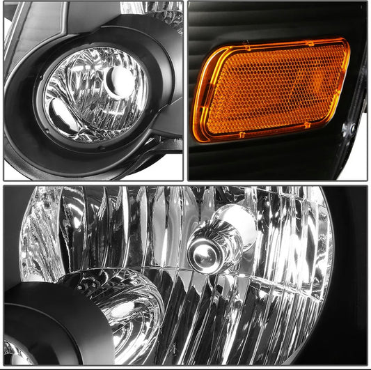 2006-2010 Ford Explorer Sport Trac Par Focos Fondo Negro (Chofer & Pasajero) - PAL Auto Parts