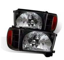 Cargar imagen en el visor de la galería, 1996-1998 Toyota 4 Four Runner Par Focos Fondo Negro (Chofer &amp; Pasajero) - PAL Auto Parts
