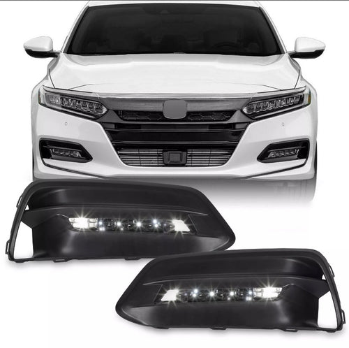 2018-2019 Honda Accord Par Fog Lights Fondo Cromado (Chofer & Pasajero) - PAL Auto Parts