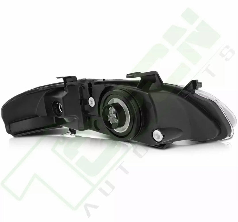 2000-2003 NISSAN SENTRA PAR FOCOS FONDO NEGRO ( CHOFER & PASAJERO) - PAL Auto Parts