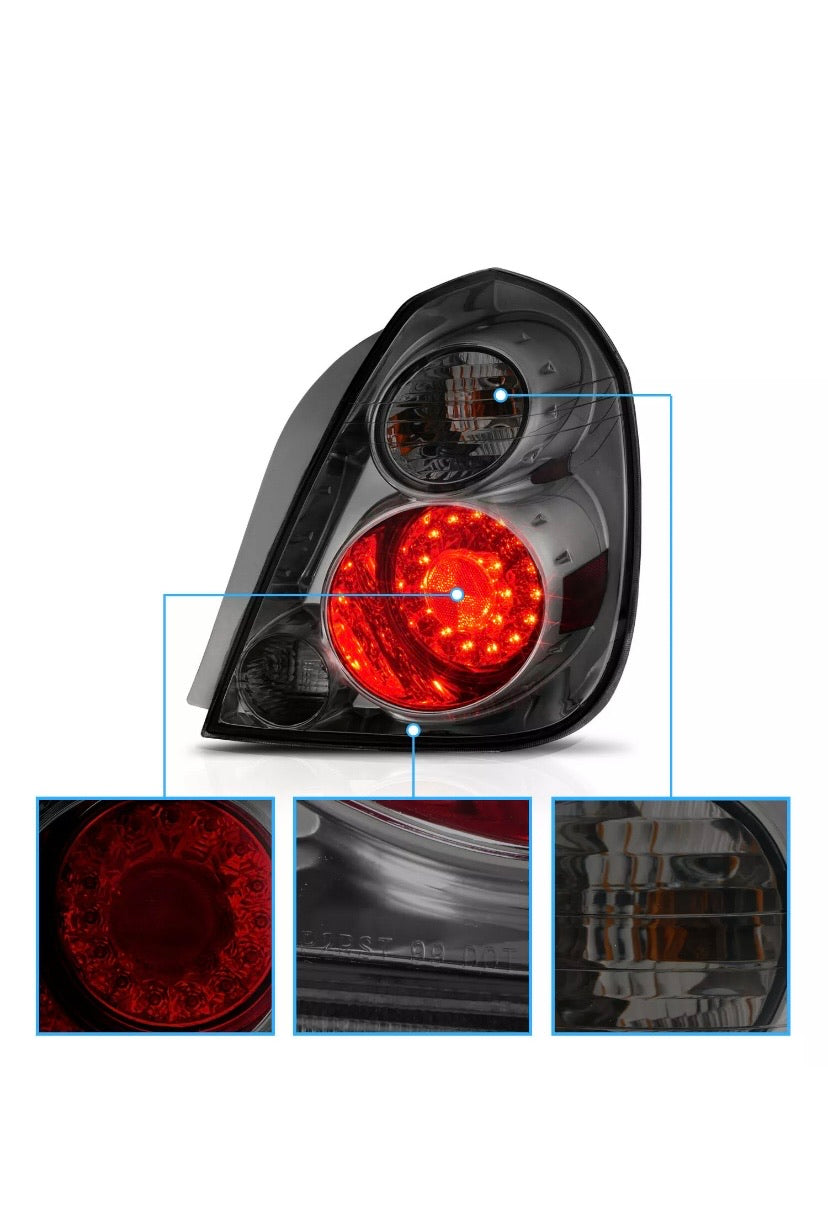 2002-2004 NISSAN ALTIMA PAR FOCOS TRASEROS FONDO CROMADO ( CHOFER & PASAJERO) - PAL Auto Parts