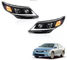 Cargar imagen en el visor de la galería, 2015 Toyota Yaris Par de focos fondo negro LED (Chofer &amp; Pasajero) - PAL Auto Parts
