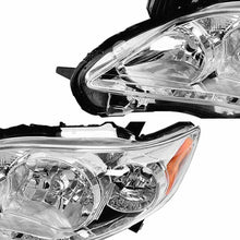 Cargar imagen en el visor de la galería, 2011-2013 Toyota Corolla Par Focos Fondo Cromado (Chofer &amp; Pasajero) - PAL Auto Parts
