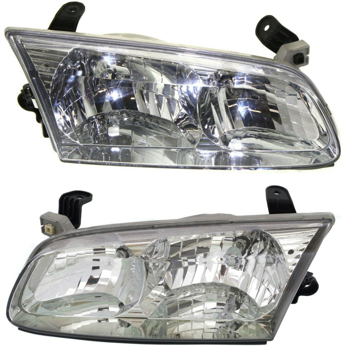 2000-2001 Toyota Camry Par Focos Fondo Cromado (Chofer & Pasajero) - PAL Auto Parts