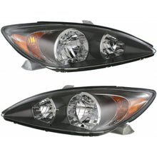 Cargar imagen en el visor de la galería, 2002-2004 Toyota Camry Par Focos Fondo Negro (Chofer &amp; Pasajero) - PAL Auto Parts

