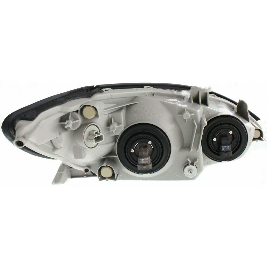 2002-2004 Toyota Camry Par Focos Fondo Negro (Chofer & Pasajero) - PAL Auto Parts