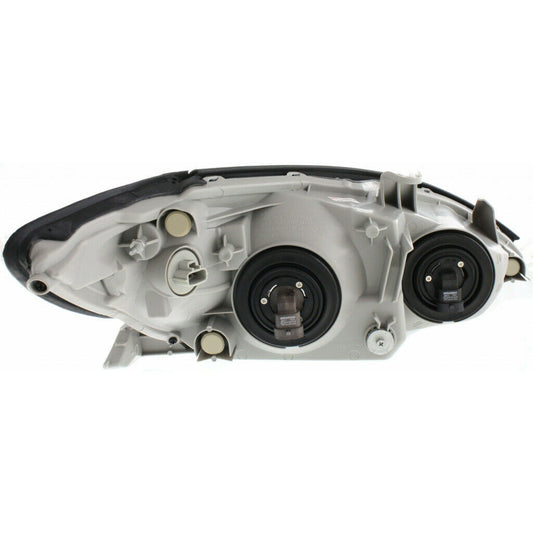 2002-2004 Toyota Camry Par Focos Fondo Negro (Chofer & Pasajero) - PAL Auto Parts
