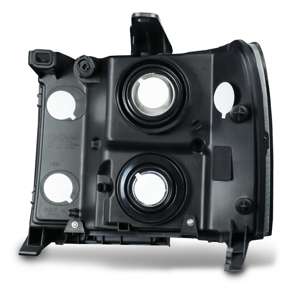 2007-2014 GMC Sierra Par Focos Fondo Cromado (Chofer & Pasajero) - PAL Auto Parts