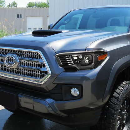 2016-2018 Toyota Tacoma par Focos Fondo Negro (Chofer & Pasajero) - PAL Auto Parts