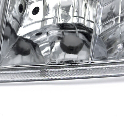 1998-2011 Victoria Crown Par Focos Fondo Cromado (Chofer & Pasajero) - PAL Auto Parts